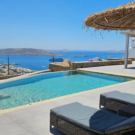 Aether Mykonos 3br With Serene Port & Town Views Villa