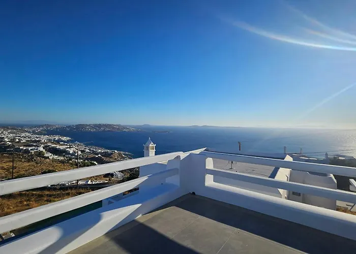 Aether Mykonos 3br With Serene Port & Town Views