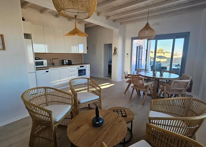Aether Mykonos 3br With Serene Port & Town Views Villa Tourlos