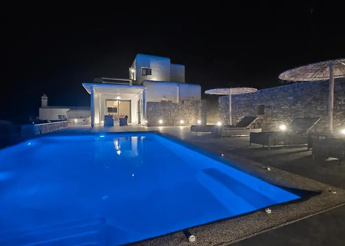 Villa Aether Mykonos 3br With Serene Port & Town Views *
