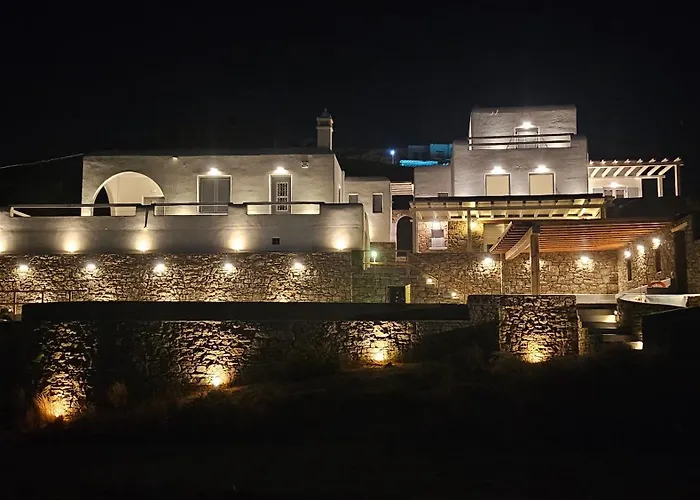 Villa Aether Mykonos 3br With Serene Port & Town Views Tourlos