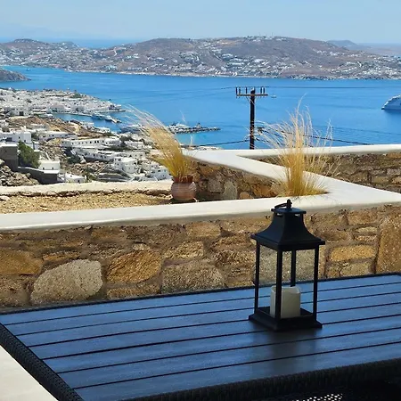 Aether Mykonos 3br With Serene Port & Town Views Vila Tourlos