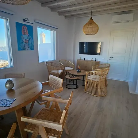 Aether Mykonos 3br With Serene Port & Town Views Willa *