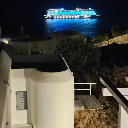 Aether Mykonos 3br With Serene Port & Town Views Vila Tourlos