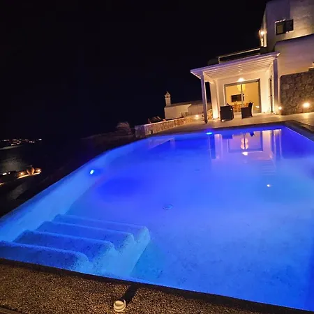 Aether Mykonos 3br With Serene Port & Town Views Vila