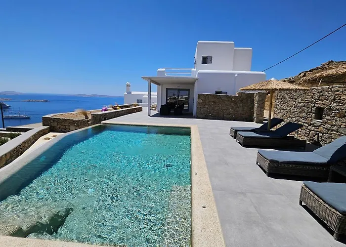 Villa Aether Mykonos 3br With Serene Port & Town Views *