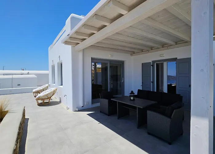 Aether Mykonos 3br With Serene Port & Town Views Villa