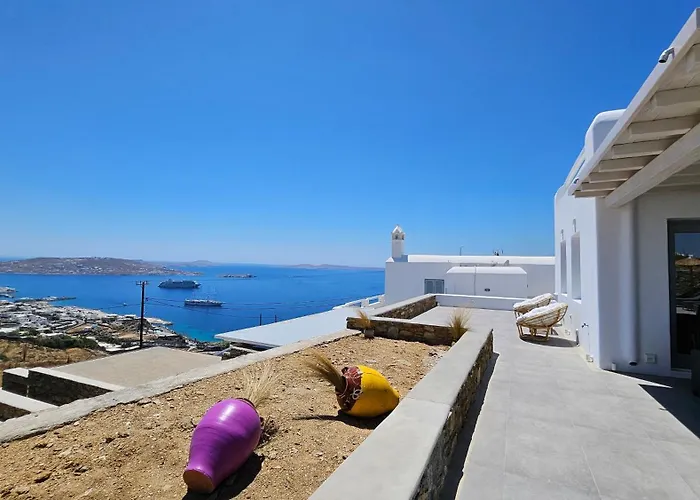 Aether Mykonos 3br With Serene Port & Town Views * טורלוס