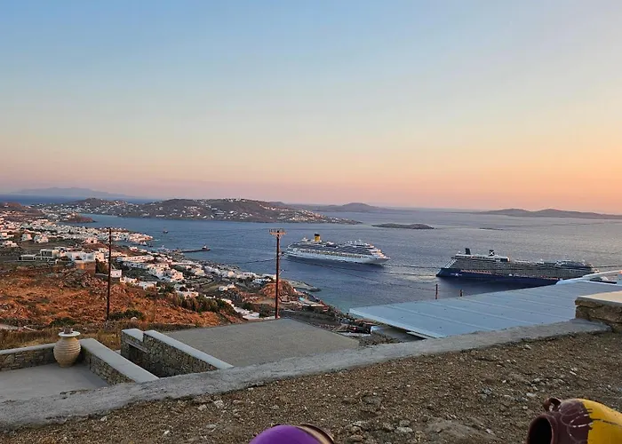 Aether Mykonos 3br With Serene Port & Town Views *