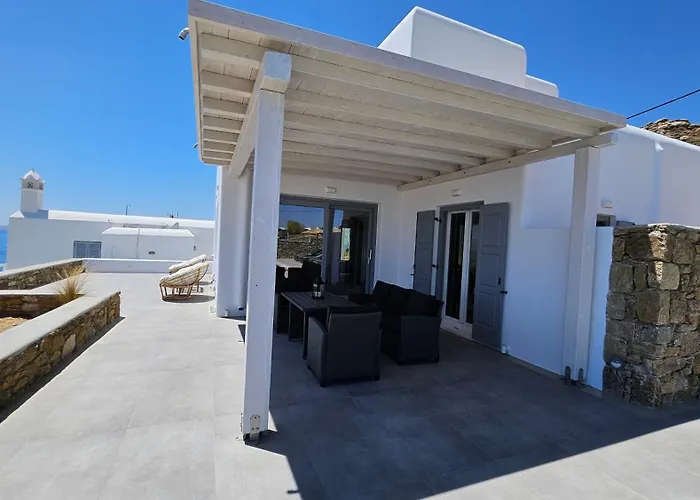 Aether Mykonos 3br With Serene Port & Town Views Villa